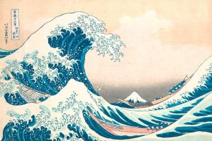 Tsunami by hokusai 19th century 1024