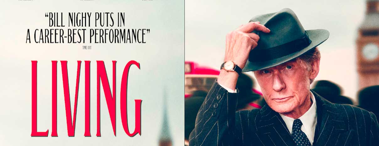 Advertising Poster for the film "Living" including Bill Nighy